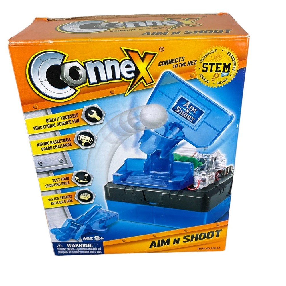 Connex Aim N Shoot Build it Yourself Educational Science Fun Moving Ball New!